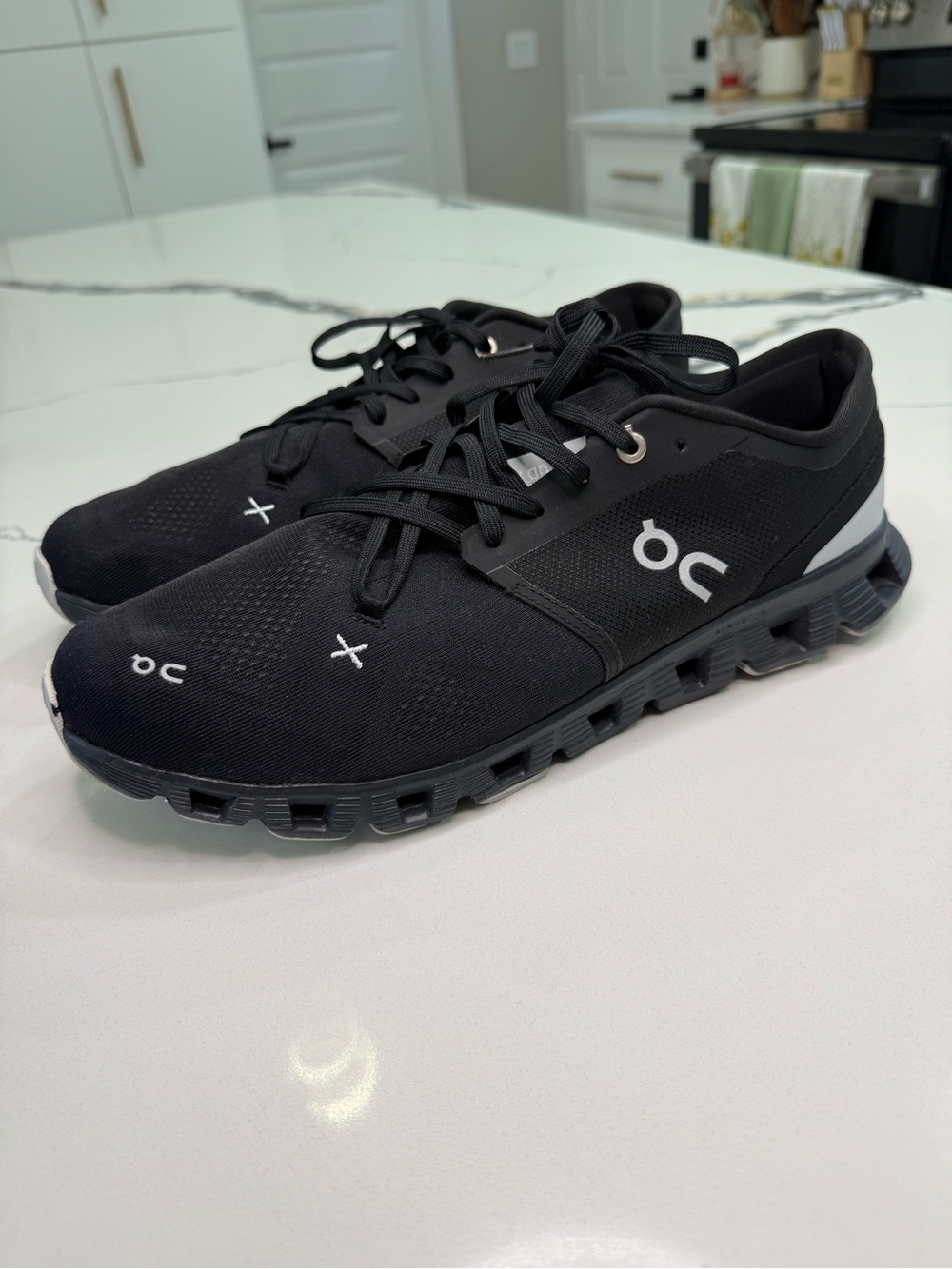 On Cloud X 3 Men's Running Shoes Black Sneakers 60.98705 Size US 12 / EU 47